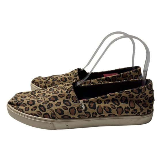 TOMS Womens Alpargata Leopard Cloudbound Slip On Flats Size 9 - Picture 3 of 10